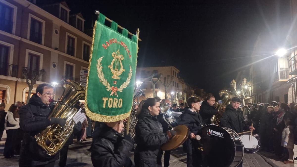 La procesión de la Virgen de los Dolores de Toro, en imágenes
