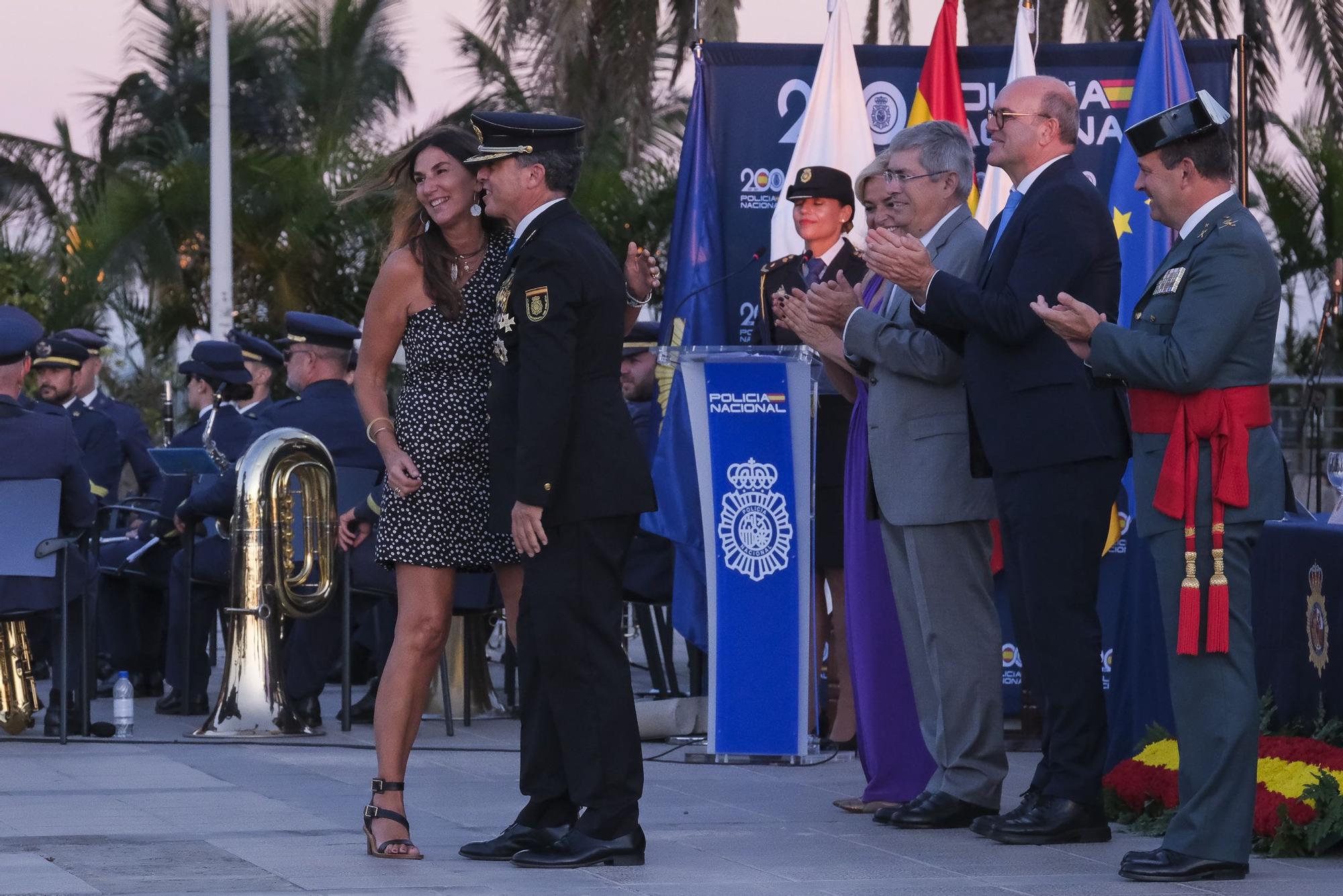 27-09-2024 SAN BARTOLOMÉ DE MASPALOMAS. Acto por el Día de la Policía Nacional, junto al Faro de Maspalomas  | 27/09/2024 | Fotógrafo: Andrés Cruz