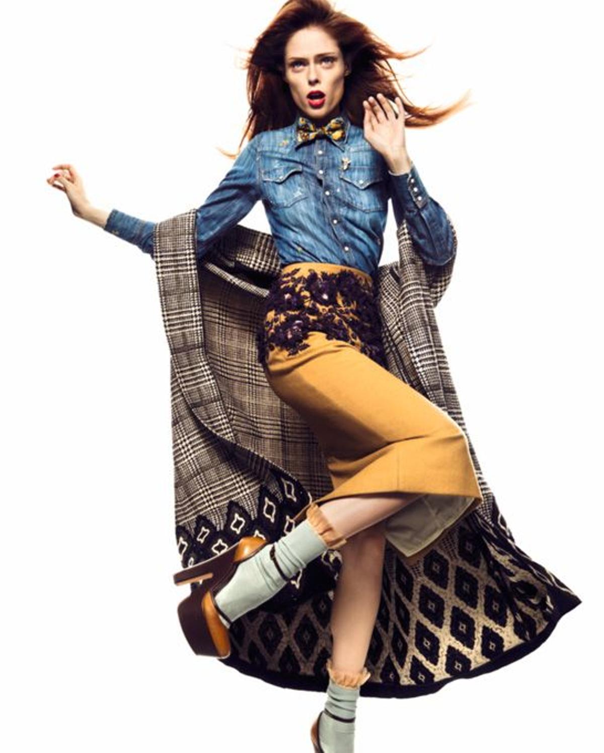 Coco Rocha, top model, tendencias, otoño, shopping, moda, abrigos, tweed, clásicos, trajes sastre