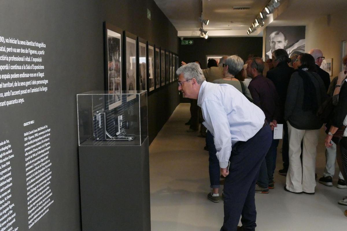 EN IMATGES | La inauguració d''Objectiu Meli' a Figueres converteix l'exposició en un homenatge popular al fotògraf
