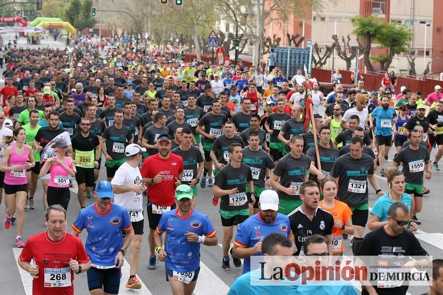 Media Maratón de Murcia: salida