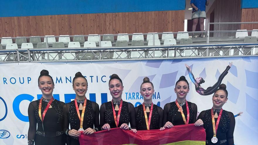 Más éxitos para el Rítmica Compostela: subcampeón de España y bronce en los Juegos del Mediterráneo