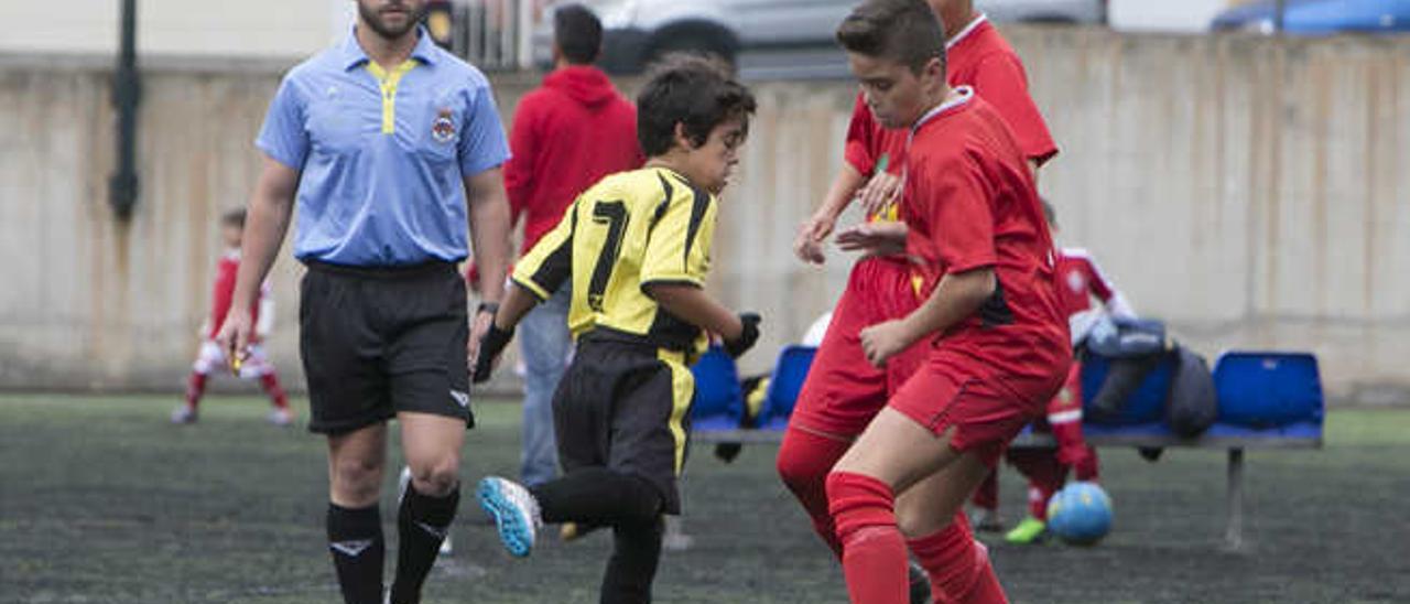 Los jugadores locales hicieron valer su envergadura física