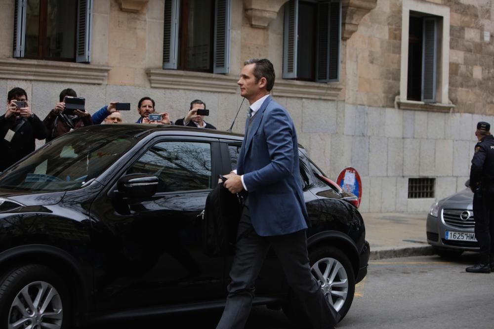 Iñaki Urdangarin, en la Audiencia de Palma