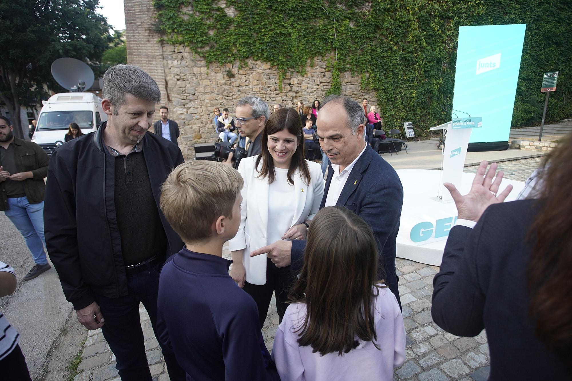 Acte central de campanya de Junts per Girona amb l'alcaldable Gemma Geis