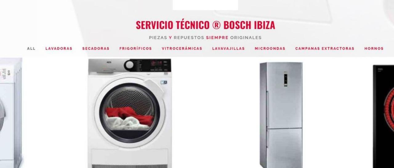 En la web parece que se trate del servicio oficial de Bosch. | D.I.