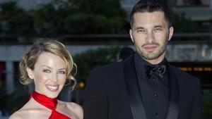 Una imagen de archivo de Kylie Minogue y Olivier Martinez.