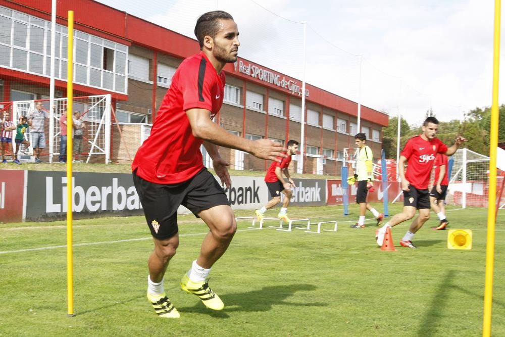 Entrenamiento del Sporting