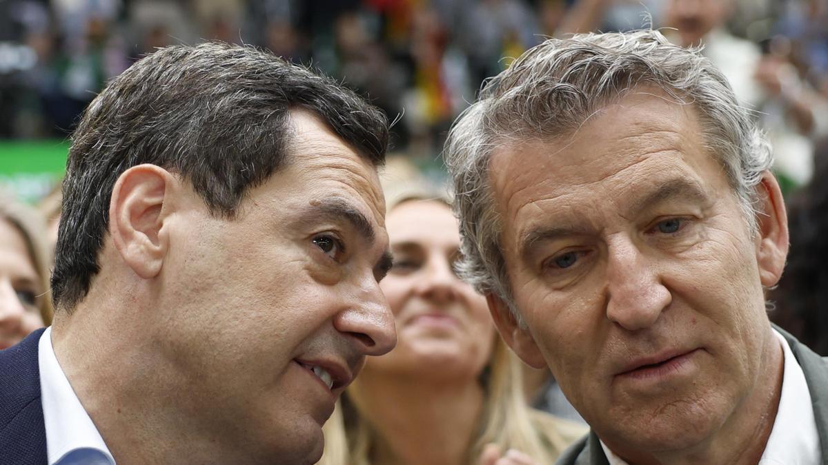 La pérdida de la mayoría absoluta de Moreno frena el ciclo que preveía Feijóo