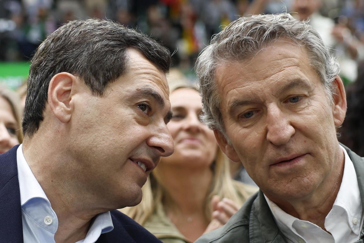La pérdida de la mayoría absoluta de Moreno frena el ciclo que preveía Feijóo