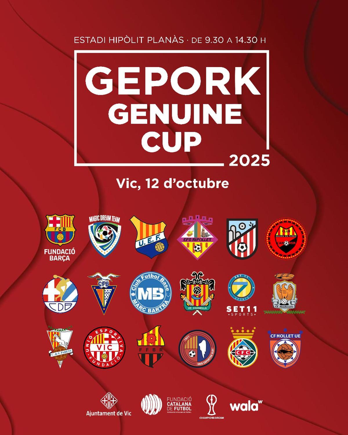Los equipos participantes en la 2ª Gepork Genuine Cup