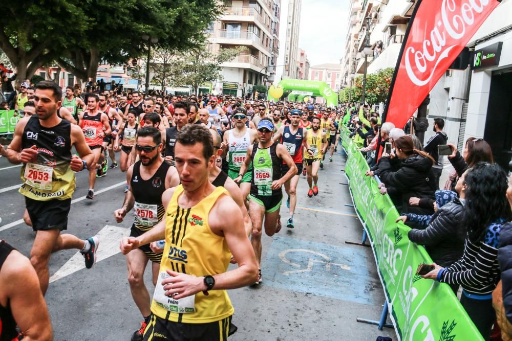 Ahouchar y Benali se adjudican la Media Maratón con autoridad. Por primera vez era valedera para el Autonómico