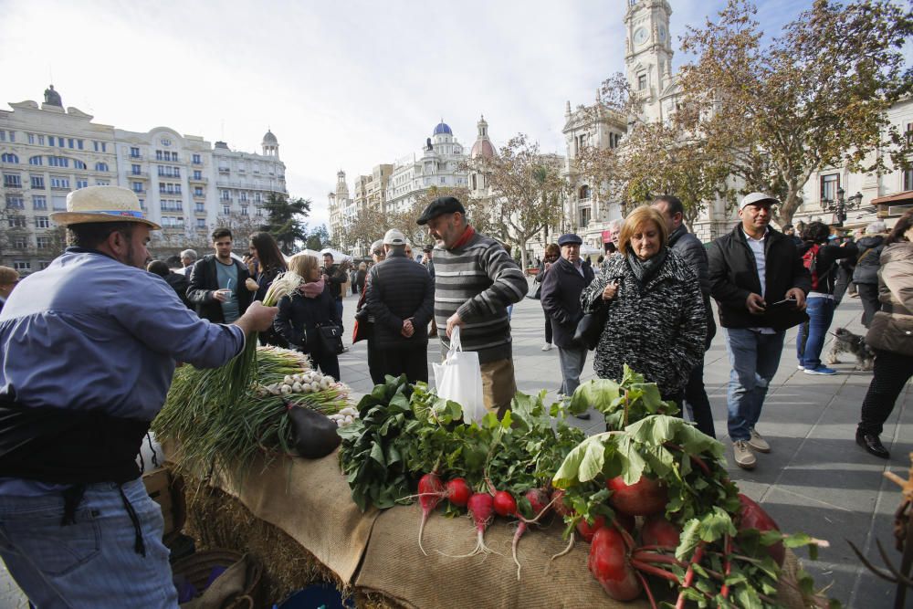'De l'horta a la plaça' en la plaza del Ayuntamiento, de València