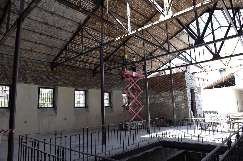 Así van las obras en la segunda fase de la Cárcel Vieja de Murcia