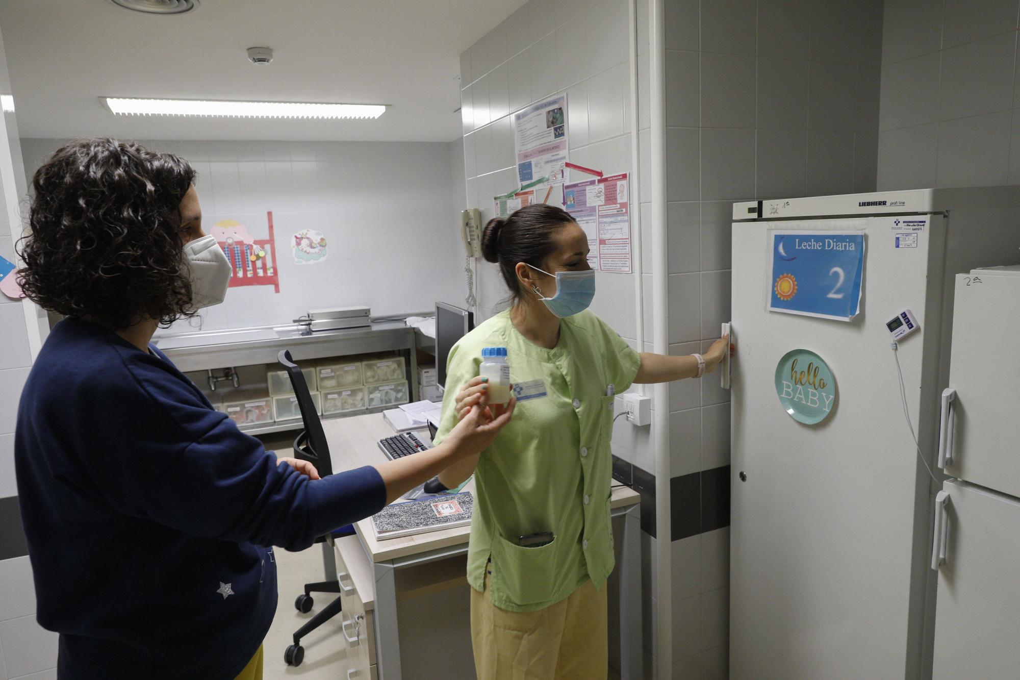 En imágenes: El banco de leche del Hospital de Cabueñes cumple dos años