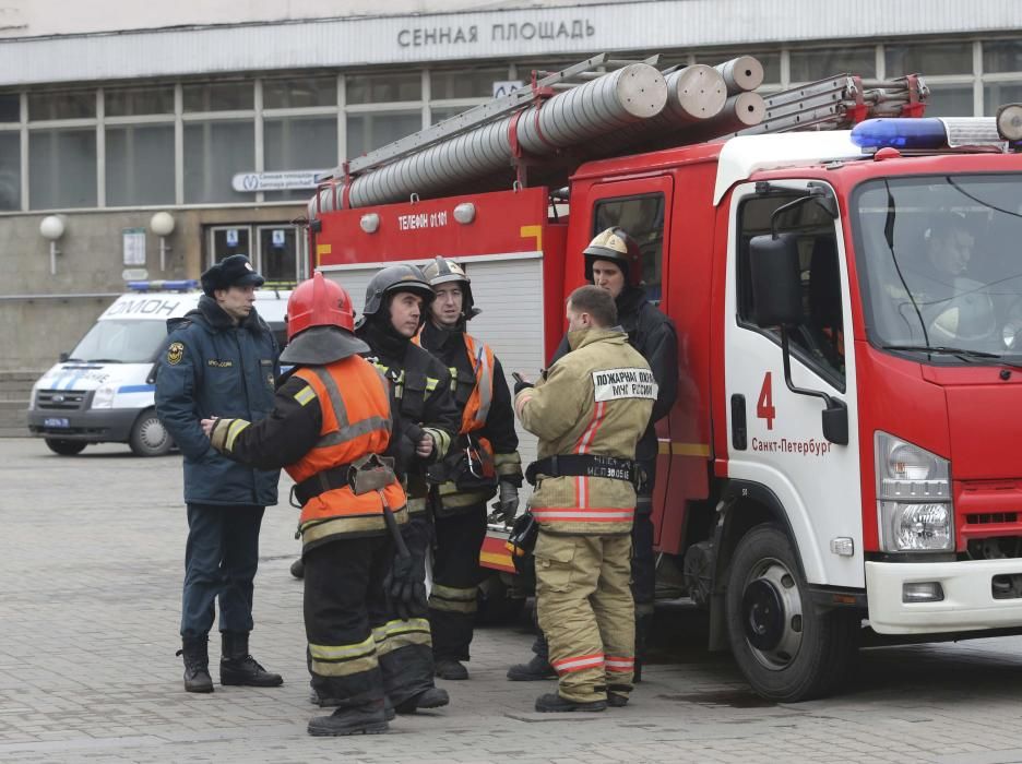 Atentado en el metro de San Petersburgo.