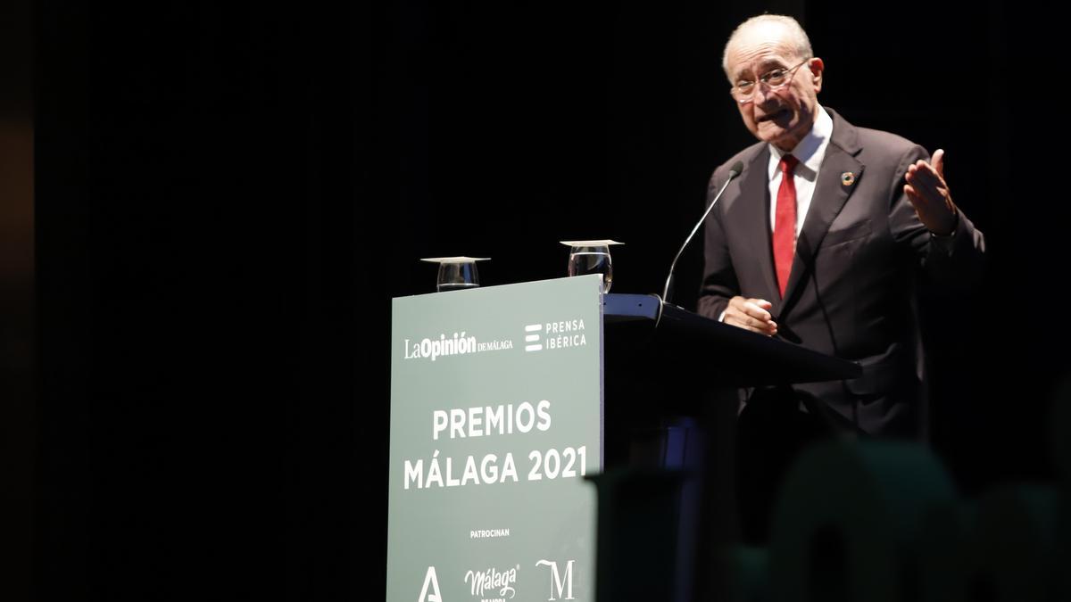 Gala de entrega de los Premios Málaga 2021 de La Opinión