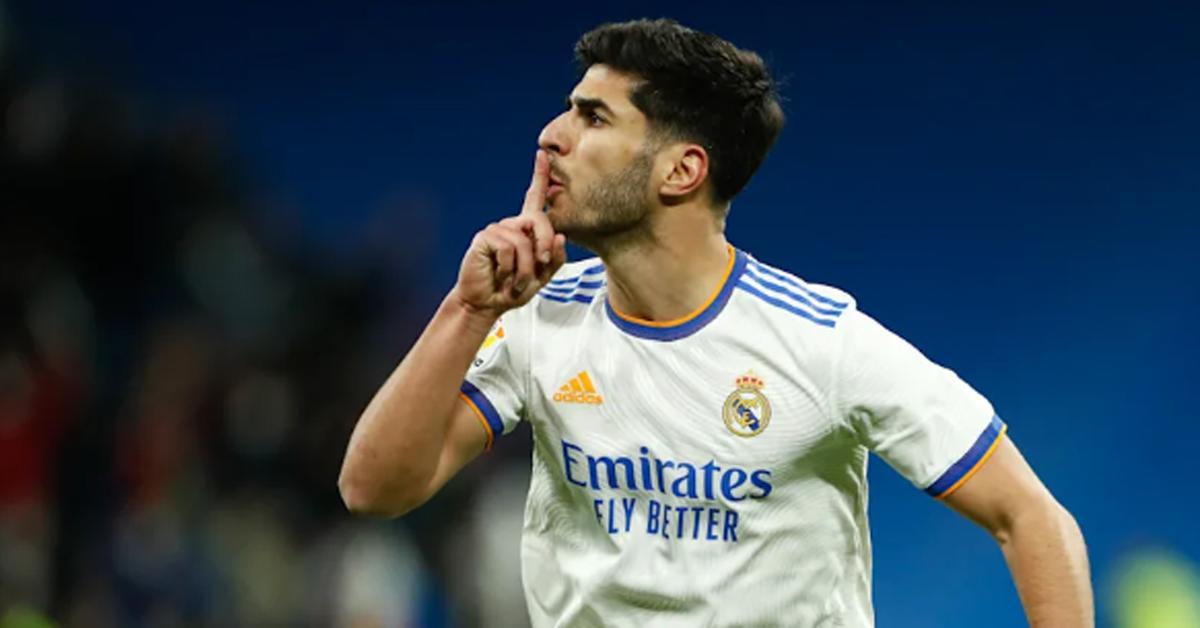 Marco Asensio, mandando callar