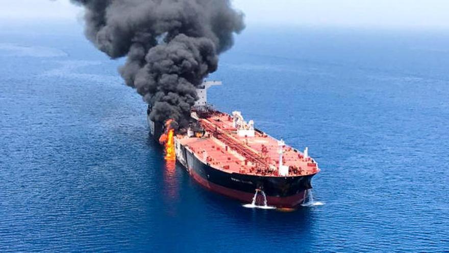 Trump dice tener pruebas de que Irán atacó los buques