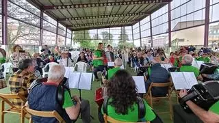 La melodía de doscientos acordeones en Llanera que recordó a Miguel Ángel González Bardio