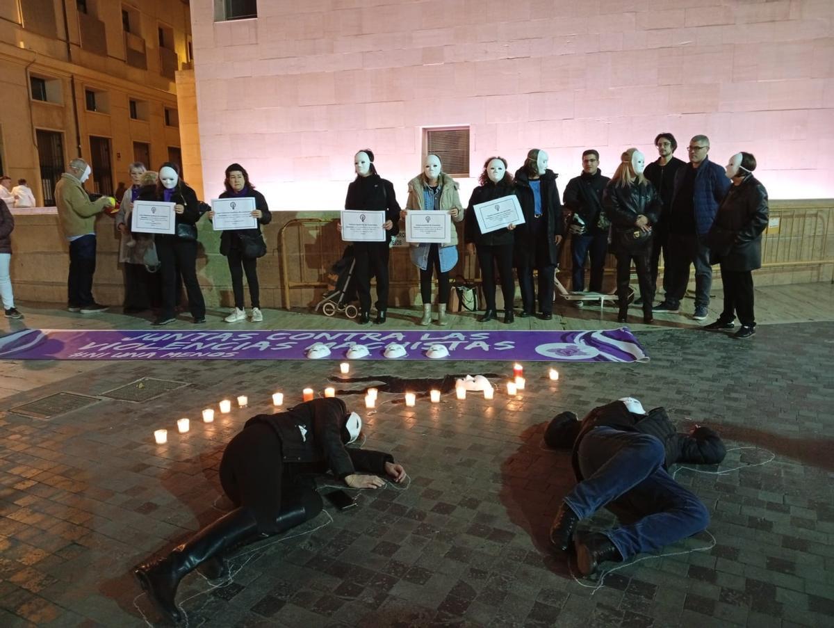 Concentración de Asamblea Feminista en Belluga