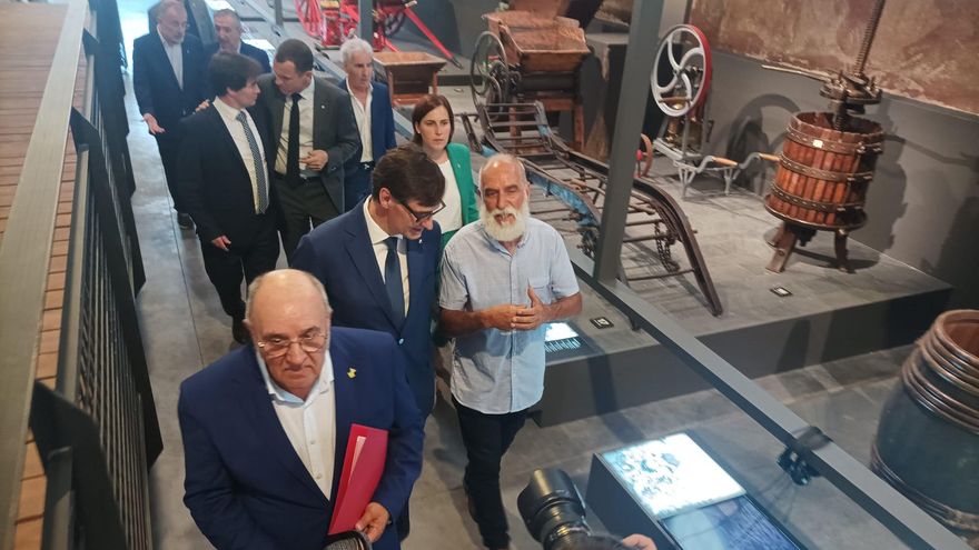 El president Salvador Illa estrena a Capmany l&#039;Avinguda del Vi i de l&#039;Oli de l&#039;Empordà