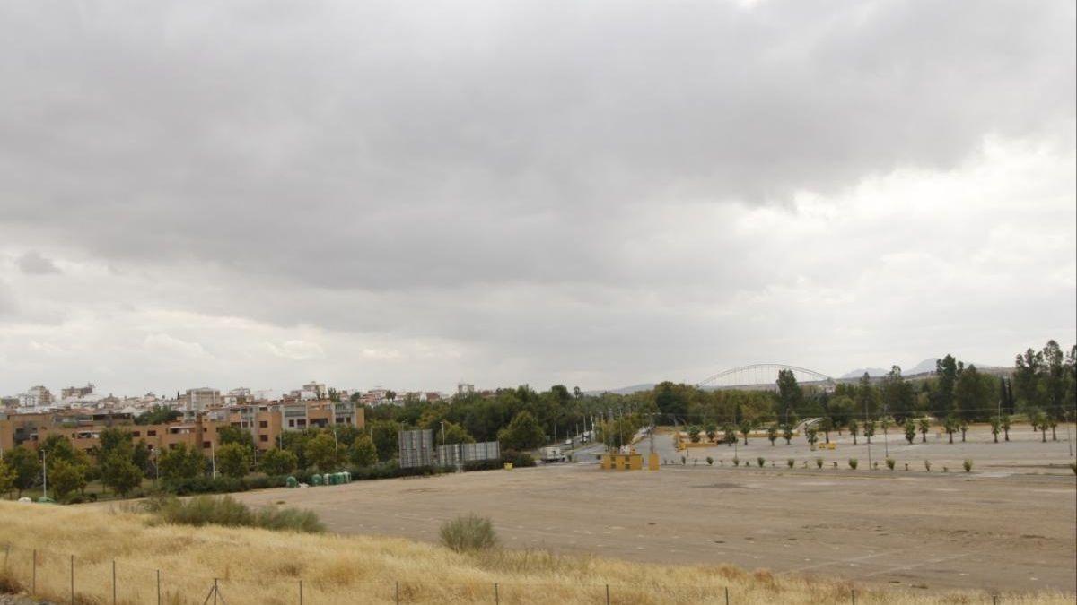 Parcela en la que se ubica el nuevo parking de autocaravanas.