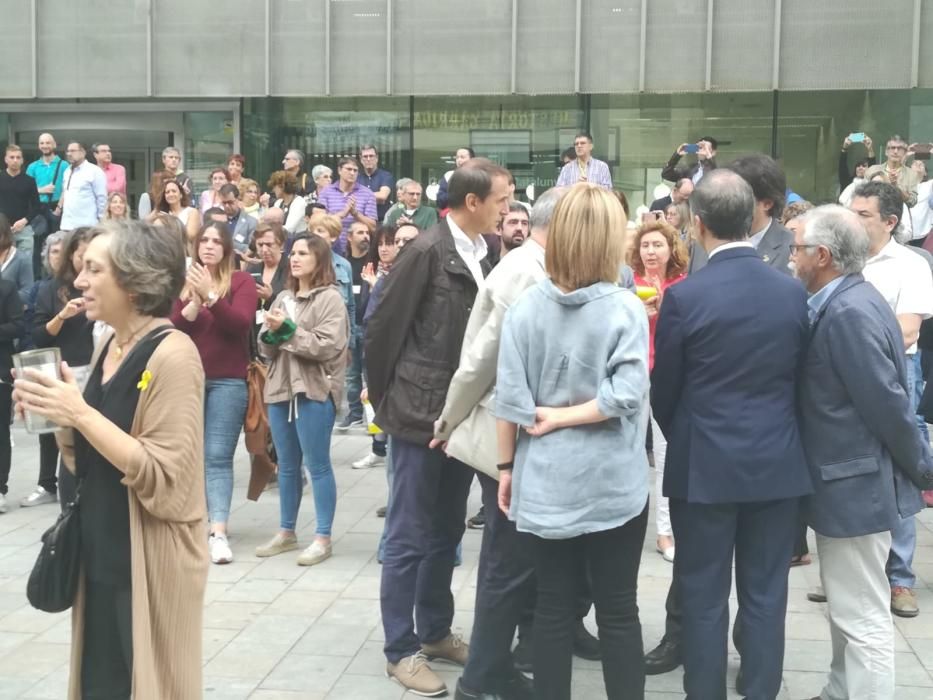 Concentracions a Girona en protesta per la sentència del procés