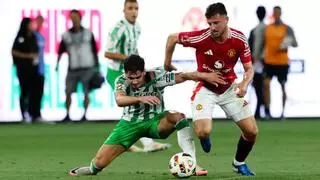 El Betis sucumbe ante el Manchester United