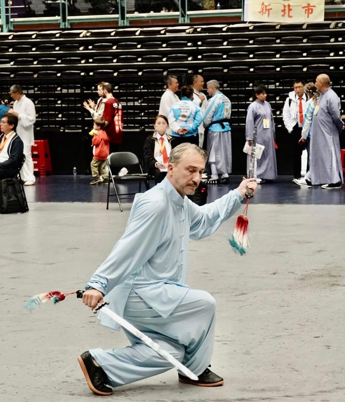 El dianense durante uno de sus ejercicios