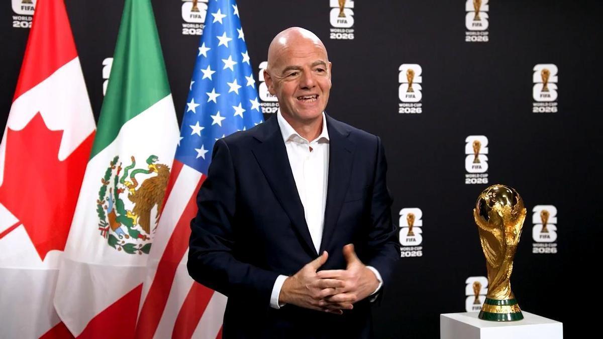 Infantino: "Quedan 100 días para el mejor Mundial de todos"
