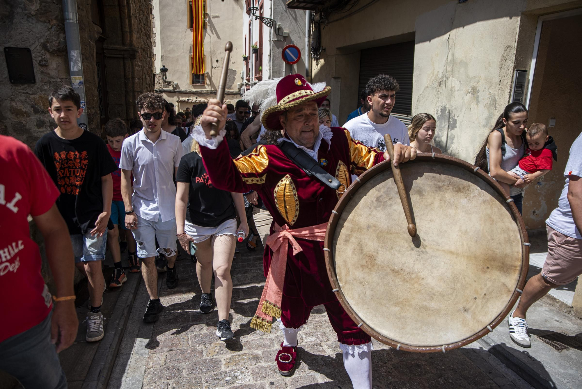 Ple de Patum i cercavila del Tabal a Berga