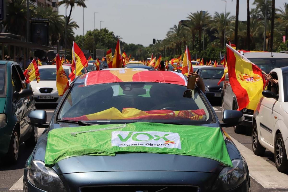 Manifestación de Vox en Córdoba contra la gestión del Gobierno