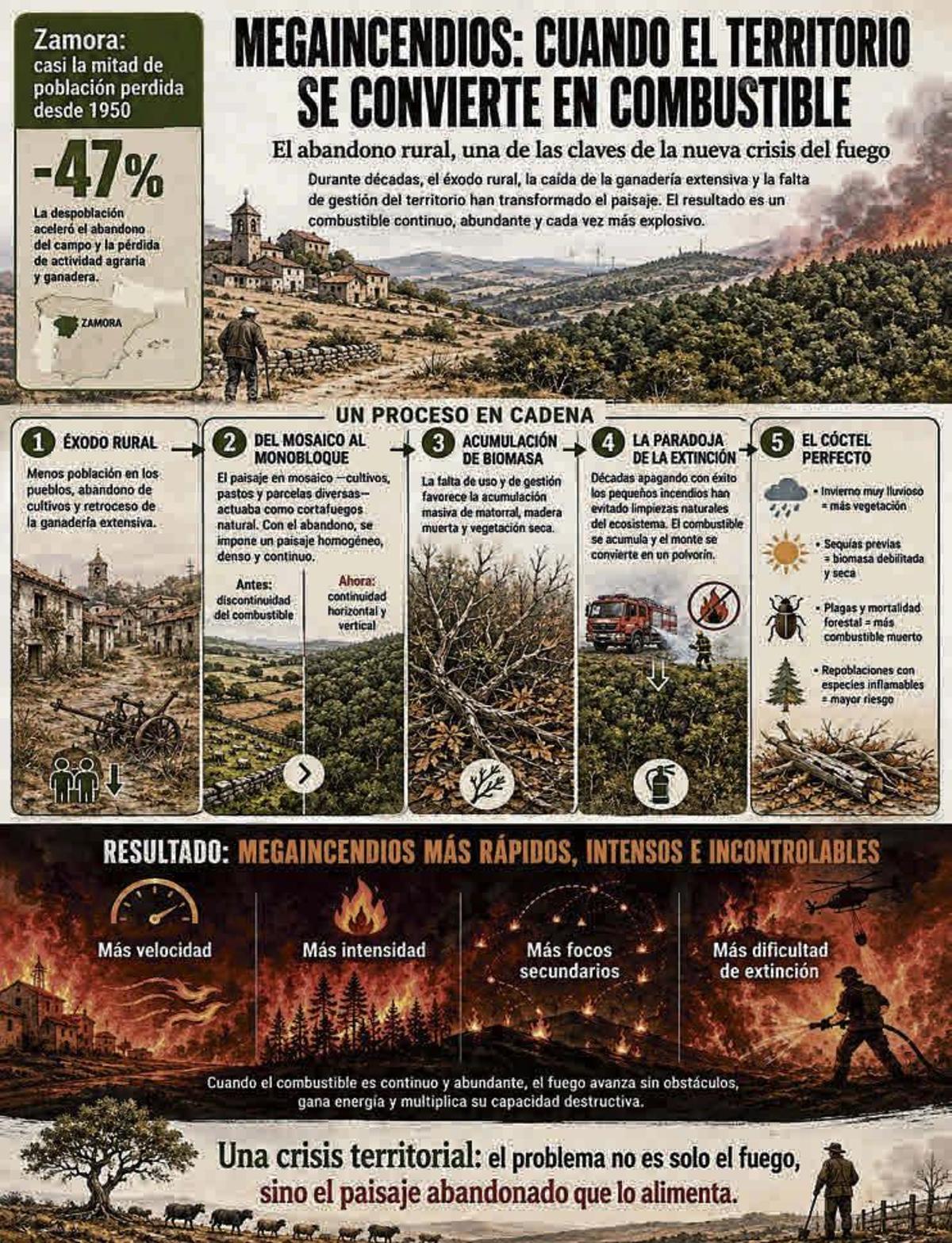 Megaincendios: cuando el territorio se convierte en combustible.