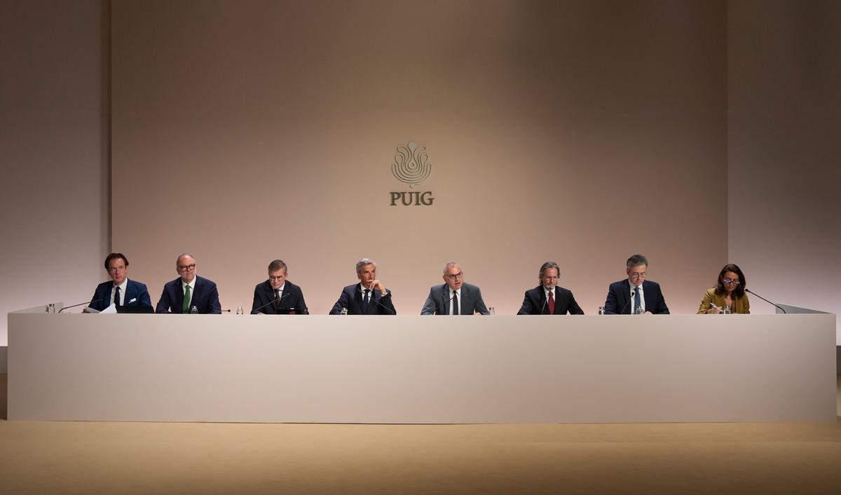 El consejo de Puig, en la junta general de accionistas de 2026