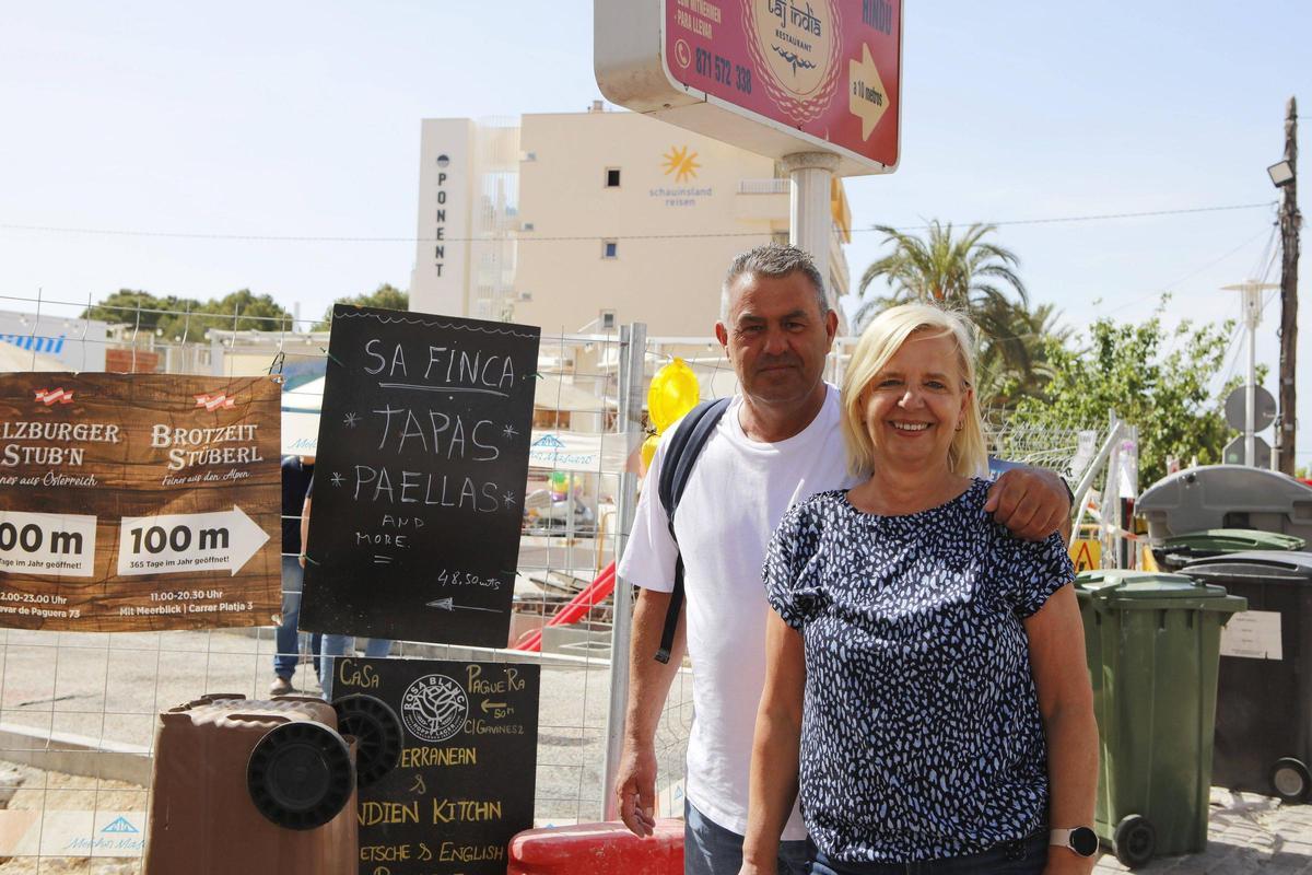 Die Urlauber Karsten und Sandra Link.