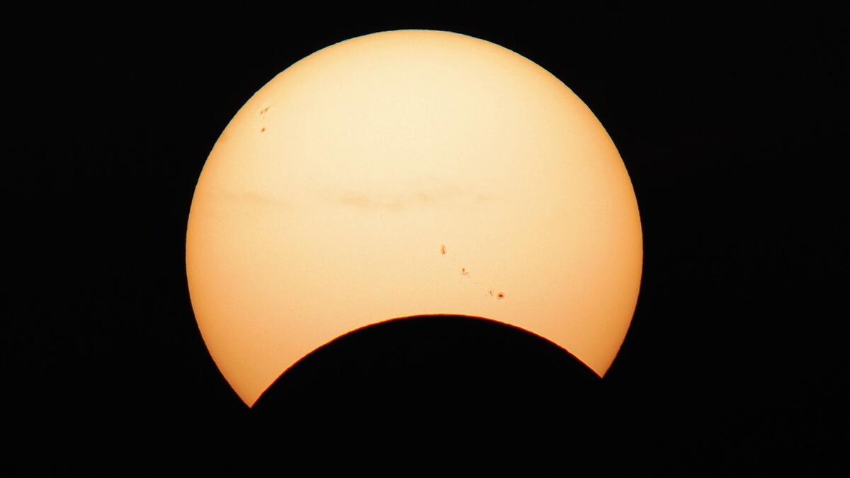 ECLIPSE DE SOLO CANARIAS El eclipse de sol del 14 de octubre será