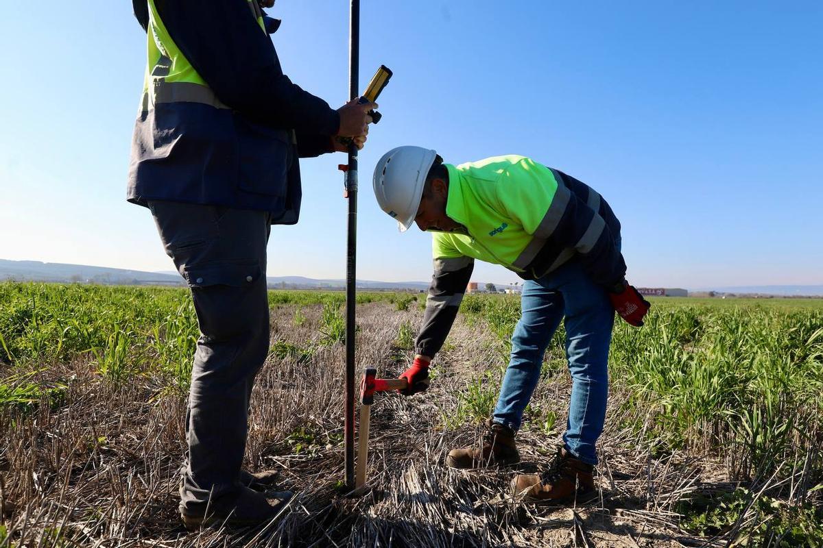 Trabajos en La Rinconada.