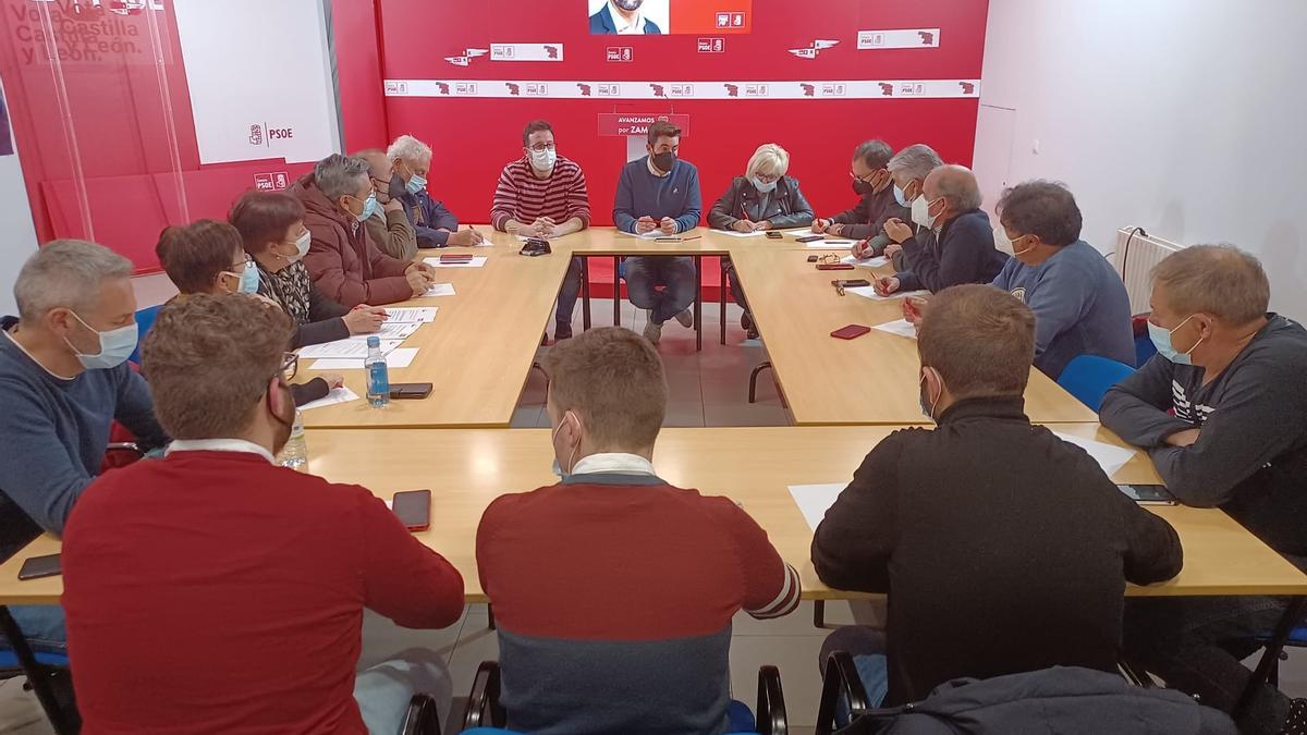 Reunión de la comisión de la ejecutiva provincial del PSOE.