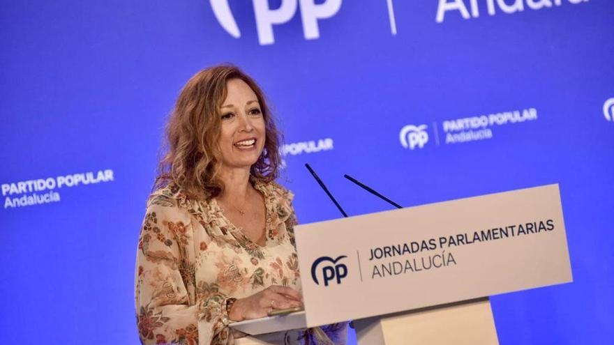 Patricia Navarro, presidenta del PP de Málaga, en las Jornadas Parlamentarias del PP-A