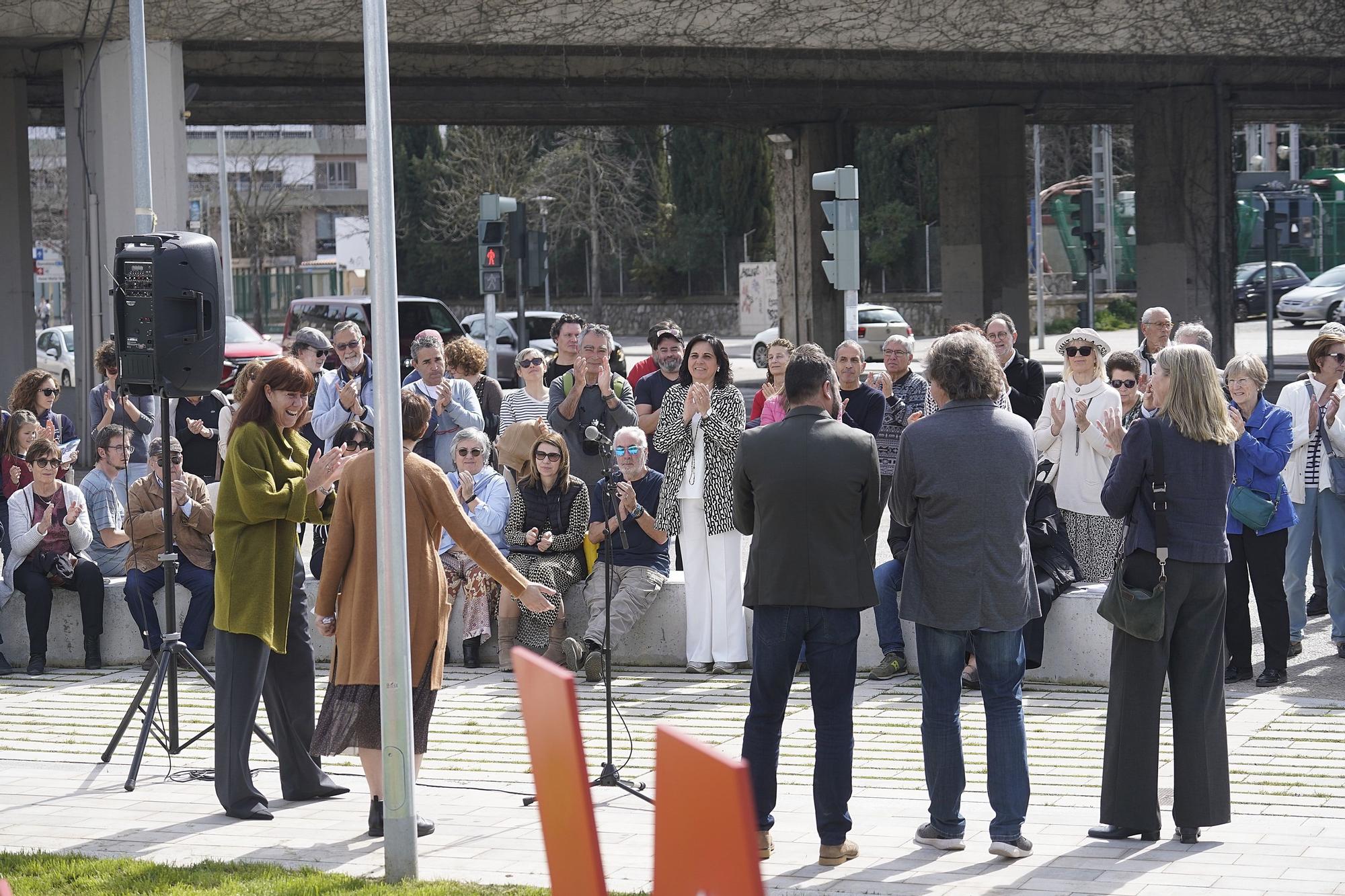 Inauguració de l'escultura "Univers" de Francesc Torres Monsó al parc Central