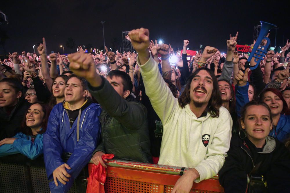 Concierto de La Raíz en la Marina de València