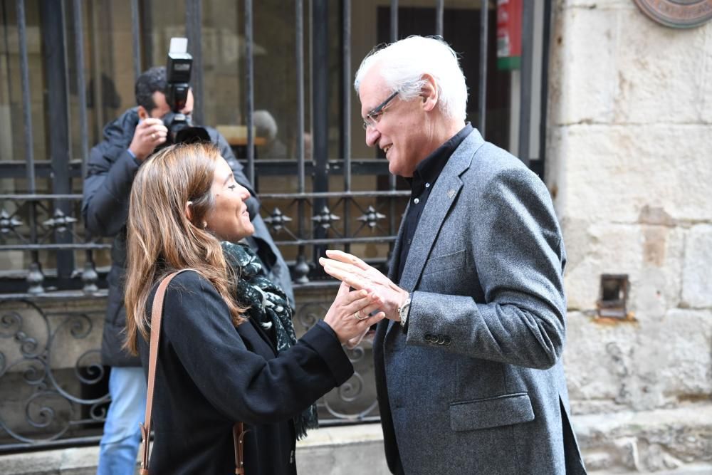 Inés Rey visita a Real Academia Galega