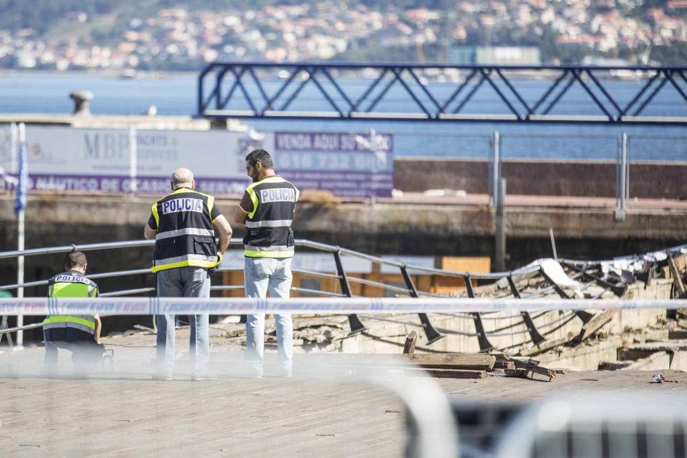 Accidente en O Marisquiño de Vigo: 300 heridos