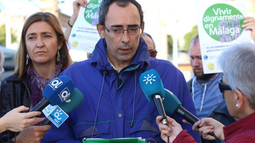 Miguel Ángel García, ayer en rueda de prensa.