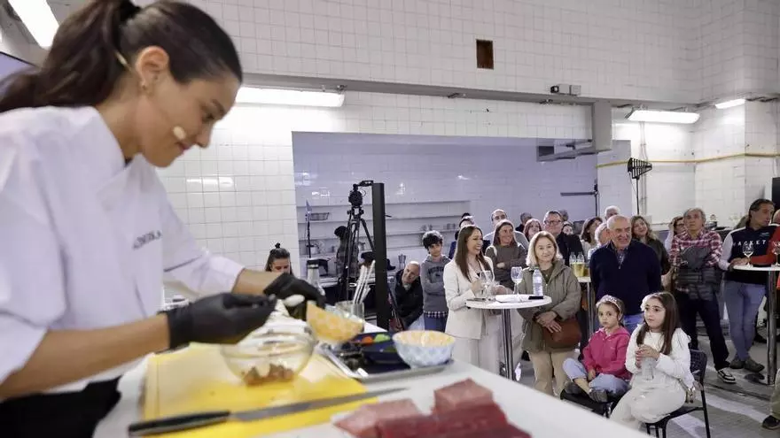 Alimerka acerca a Asturias el atún rojo salvaje con un evento en Gijón de la mano de la chef María Lo