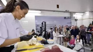 El "pata negra" del pescado desembarca en Gijón: Alimerka y María Lo celebran la temporada del atún rojo de Almadraba