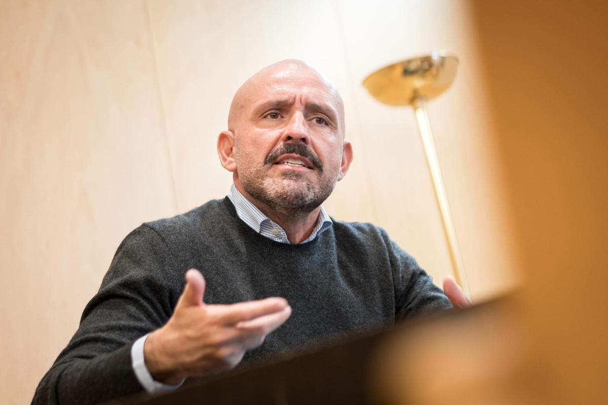 El vicesecretario de Educación e Igualdad del Partido Popular, Jaime de los Santos, en una entrevista a Europa Press.