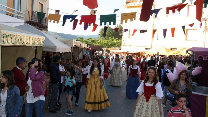 Todo listo en Segorbe para el Mercado Medieval María de Luna
