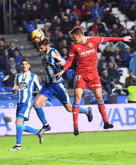 El Dépor doblega al Zaragoza en Riazor